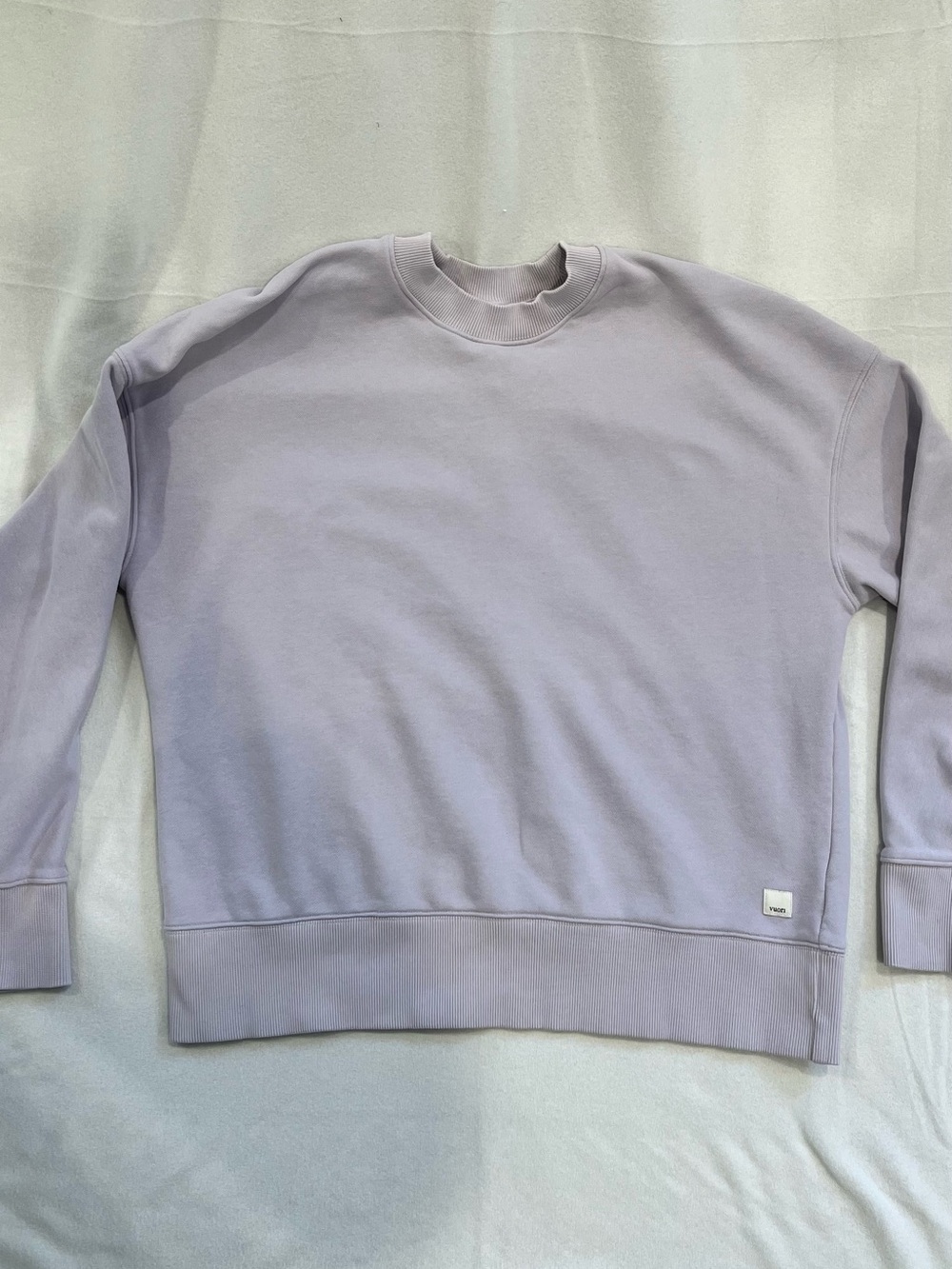 Vuori Lavender Crewneck Sweatshirt -women’s small cotton